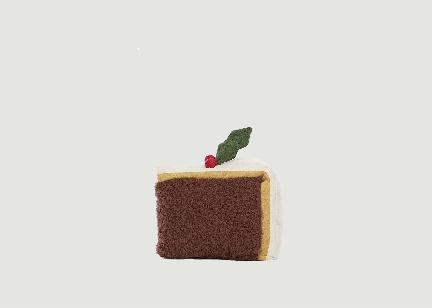 Fun plush Christmas cake slice - Jellycat