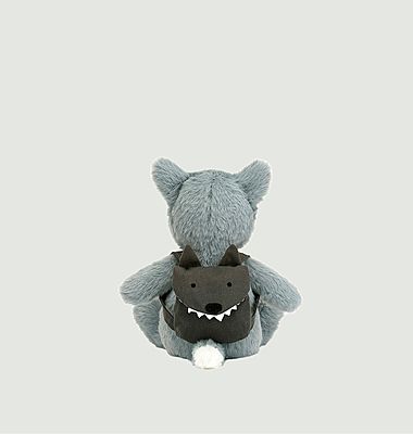 Backpack Wolf Plush