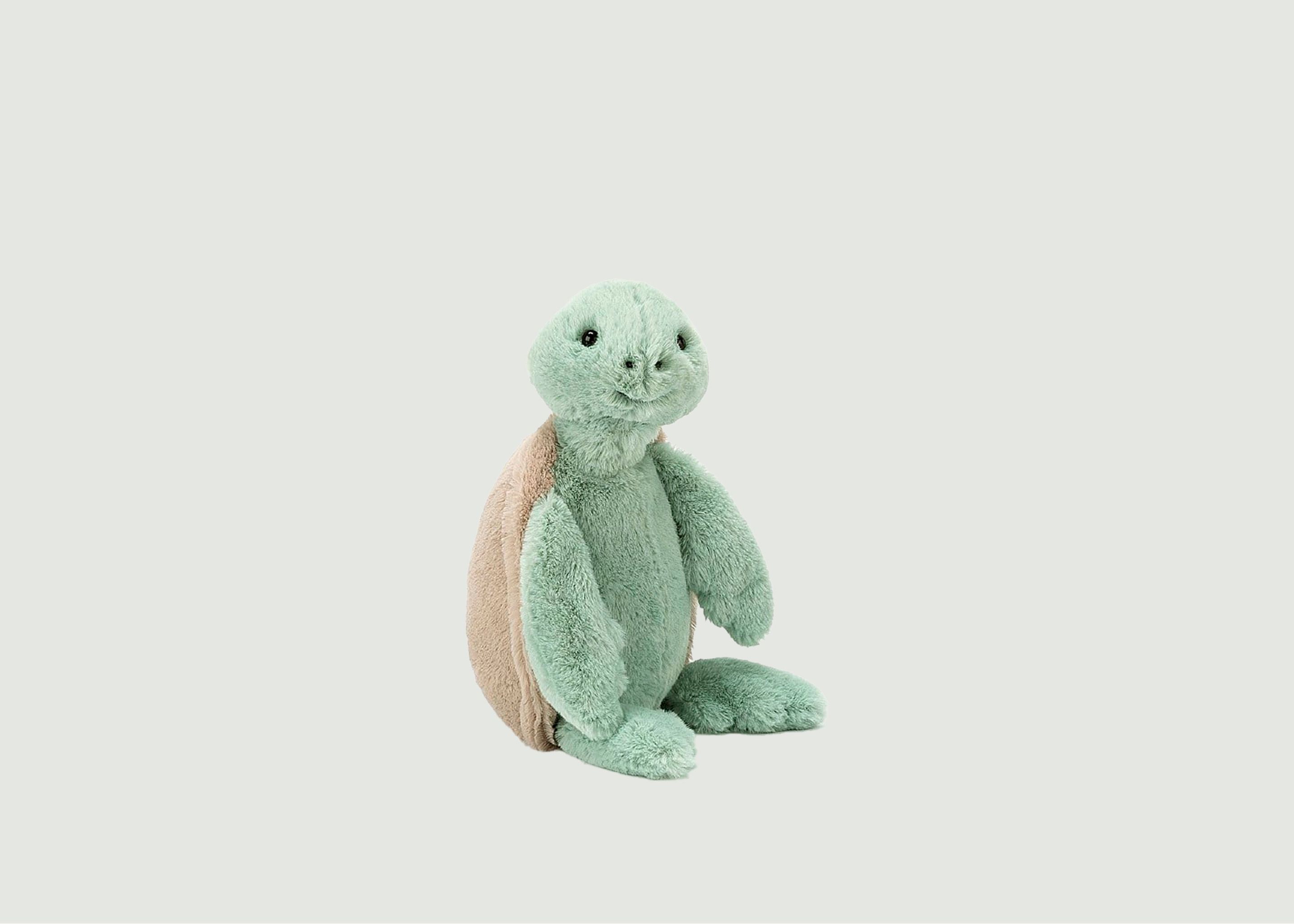 Peluche tortue de mer WILD REPUBLIC verte carapace marron 22 cm