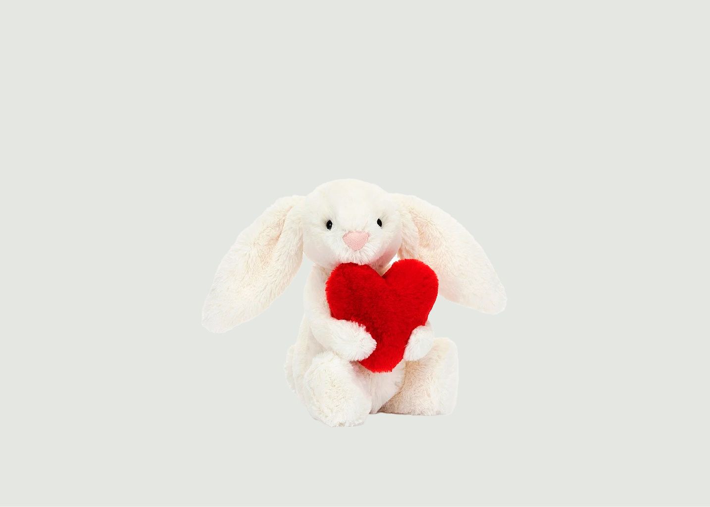 Bashful Red Love Heart Bunny Original - Jellycat