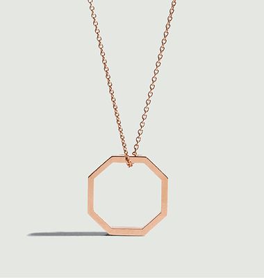 Octagon 18 long necklace