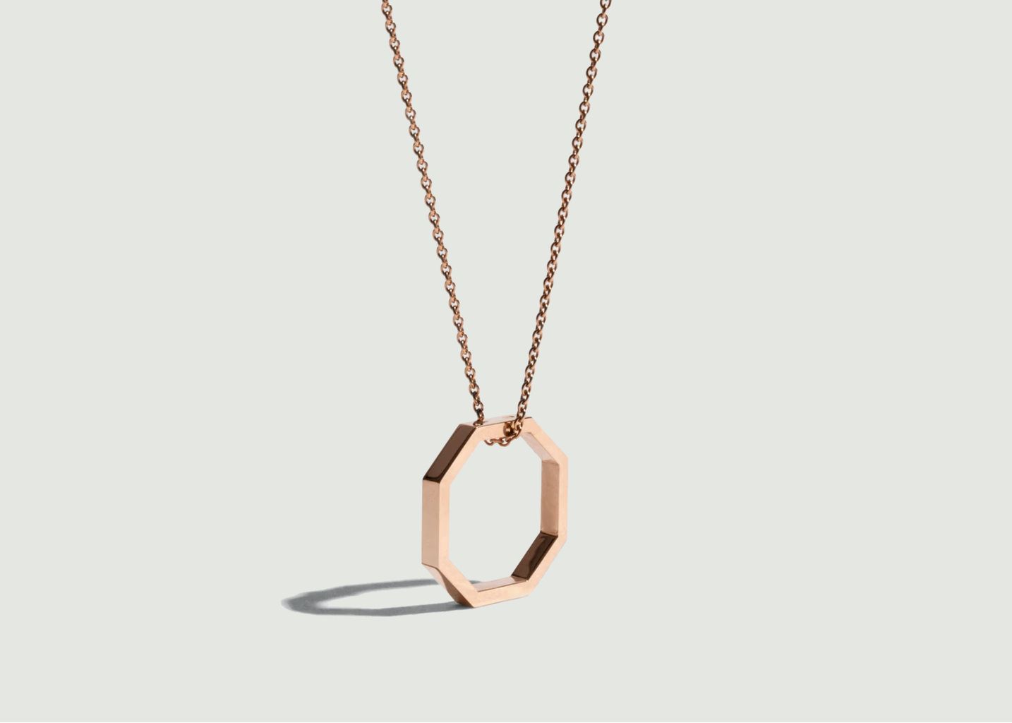 Octagon 18 long necklace - JEM