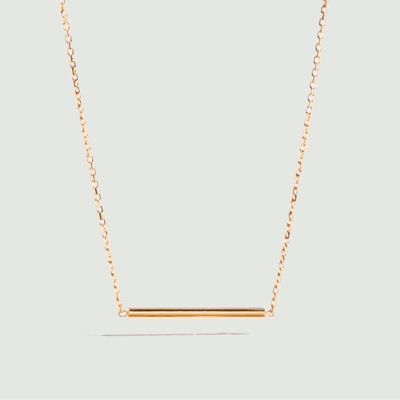 Collier Anagramme Double Jonc - JEM