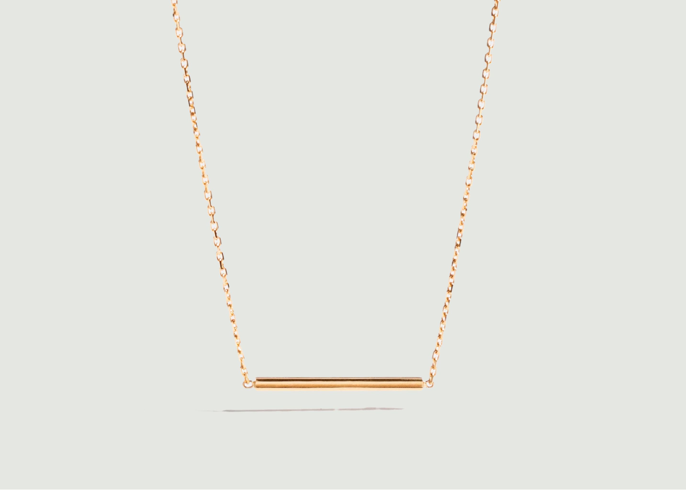Collier Anagramme Double Jonc - JEM