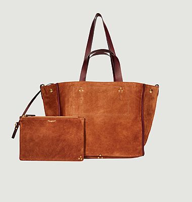Léon M split leather bag