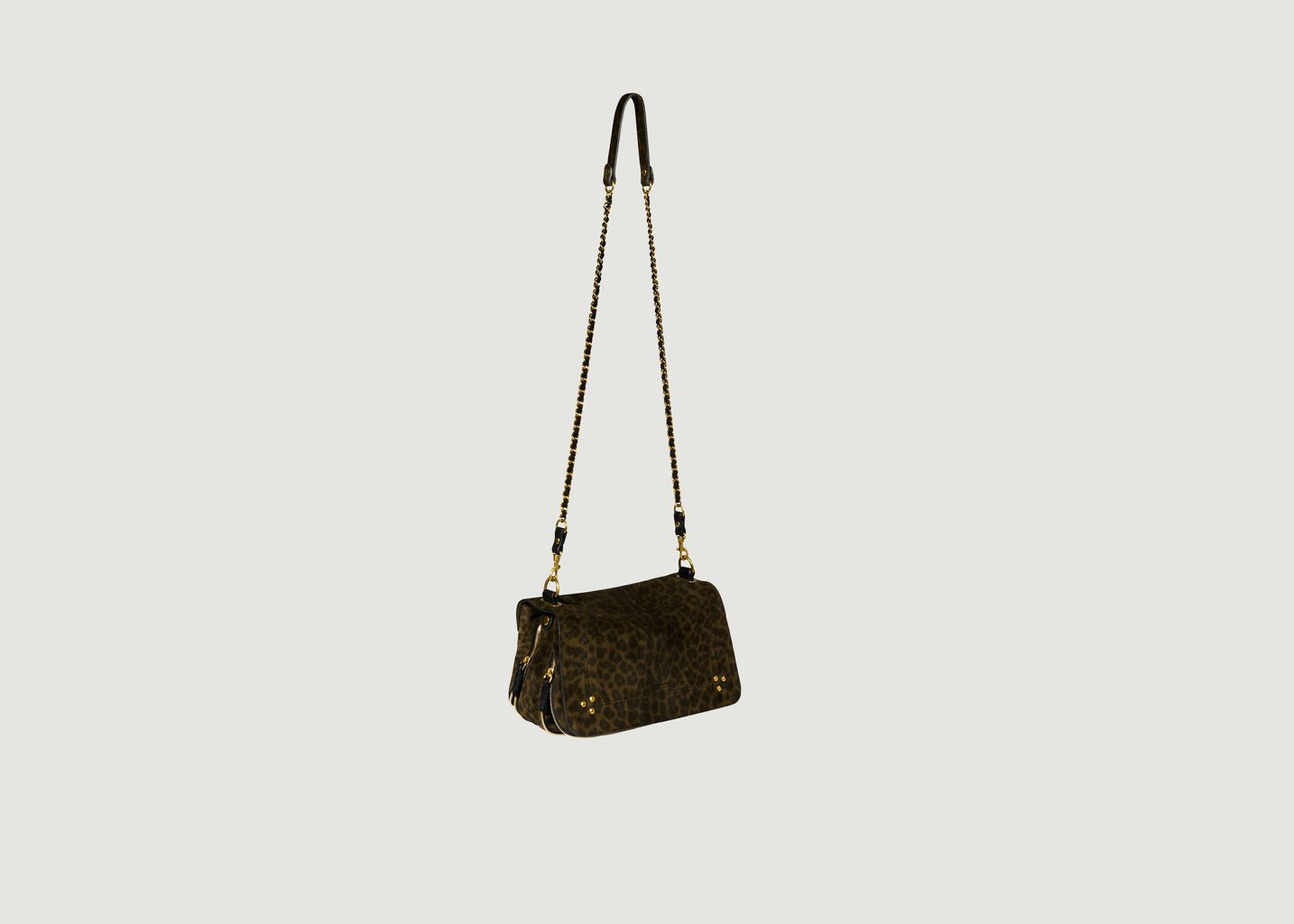 Sac en croûte velours motif léopard Bobi - Jérôme Dreyfuss