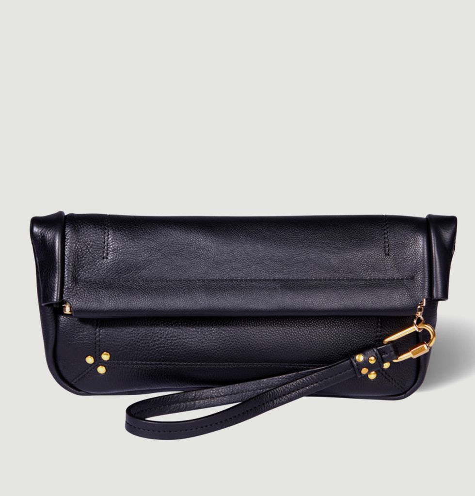 Clic Clac L Soft leather pouch Black Jérôme Dreyfuss Paris | L’Exception