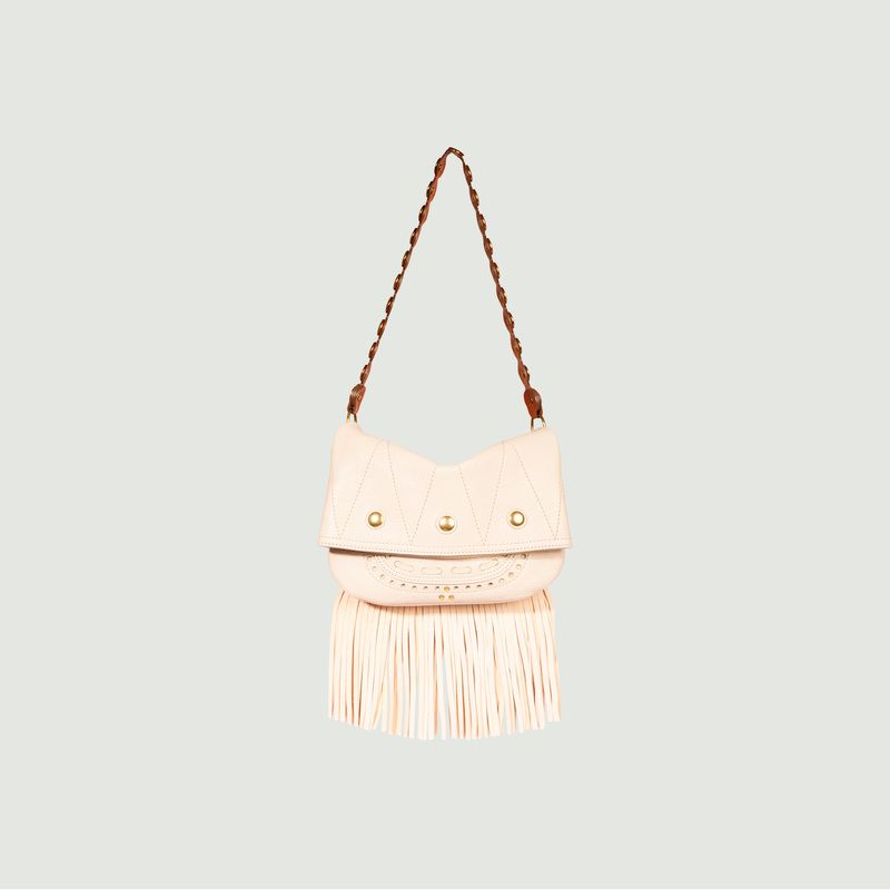 Jerry Mini fringed grained leather bag - Jérôme Dreyfuss