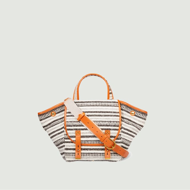 Stan Panier M wool and leather tote bag - Jérôme Dreyfuss