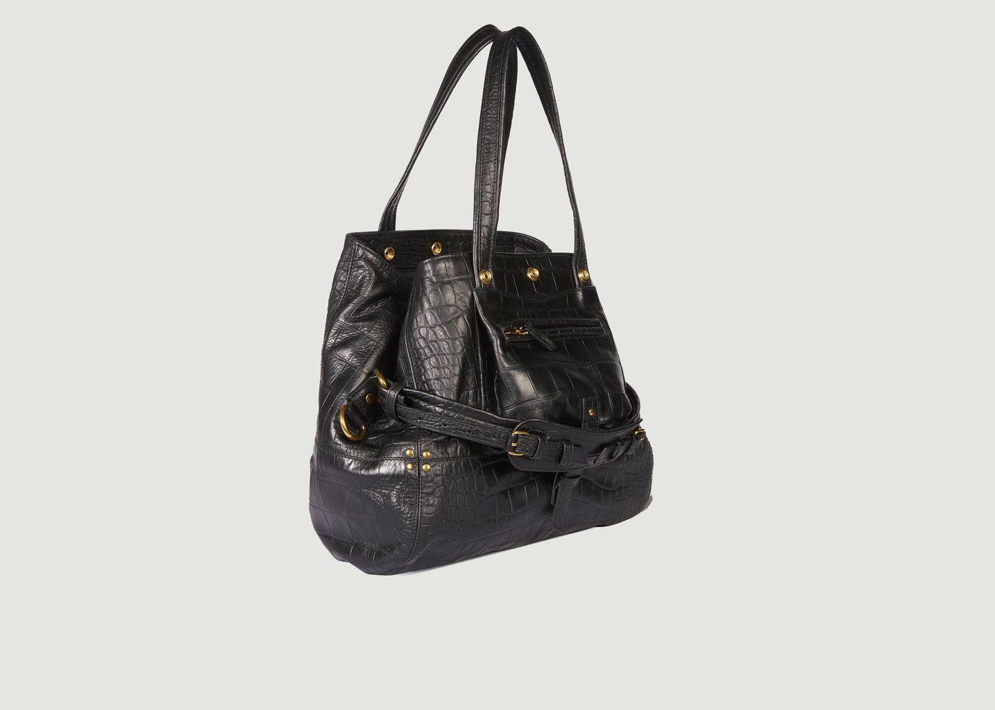 Sac Billy M en cuir effet croco - Jérôme Dreyfuss
