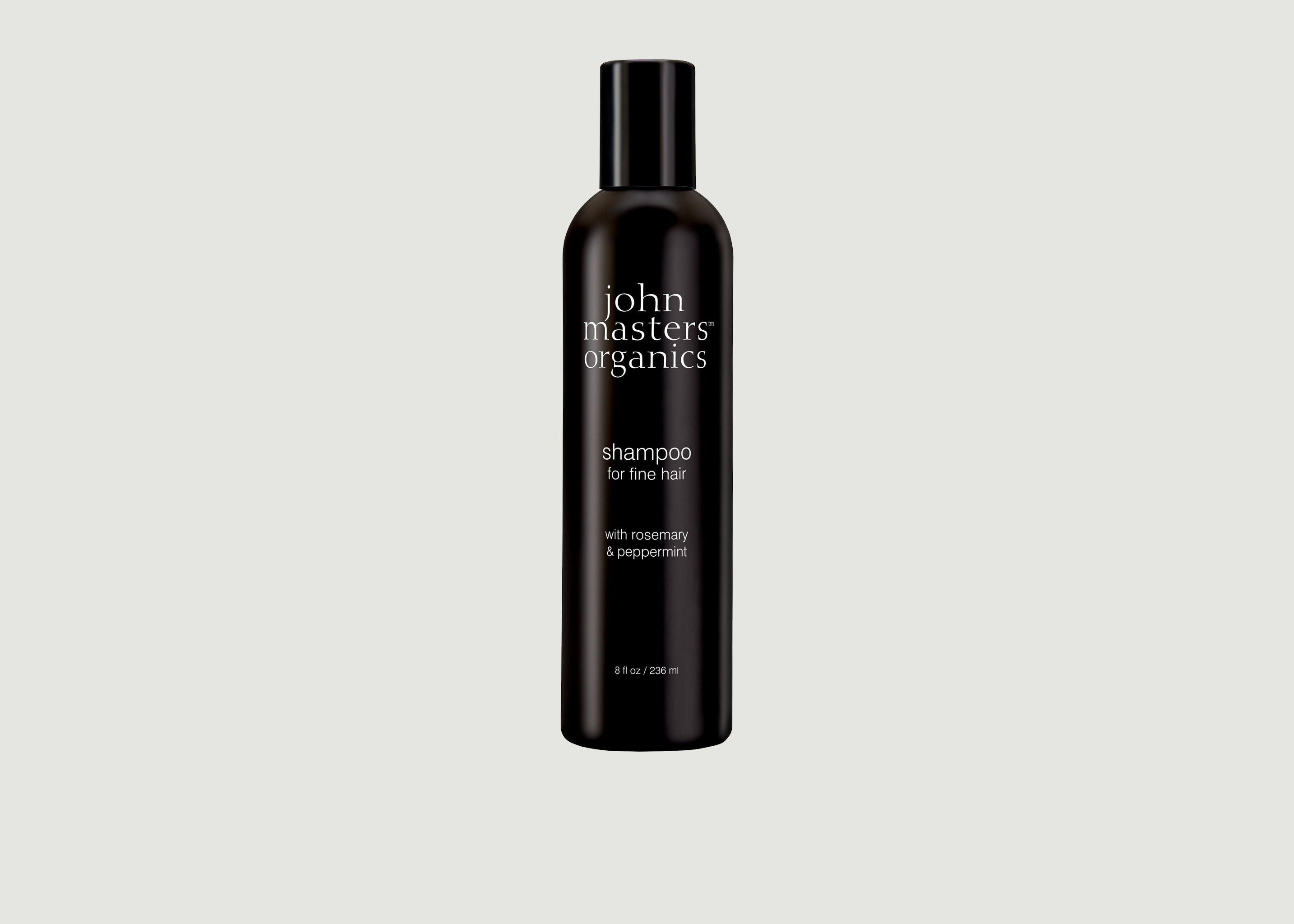 Rosemary and peppermint shampoo for fine hair - John Masters Organics