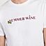 matière T-shirt en coton bio avec broderie Summer Wine - Johnny Romance