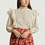 Malia blouse with ruffles, embroidery and lace - Jolie Jolie