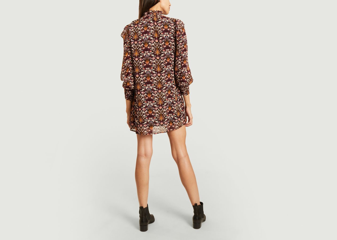 Robe manches longues imprimé fleuri Louisa - Jolie Jolie