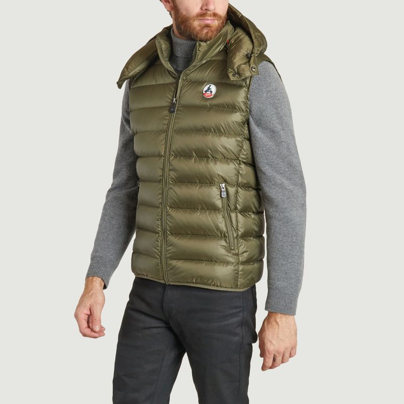 Silver Sleeveless Padded Jacket - JOTT