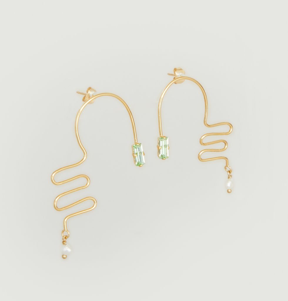 Ettore totem twist earrings Gold Judith Benita | L’Exception