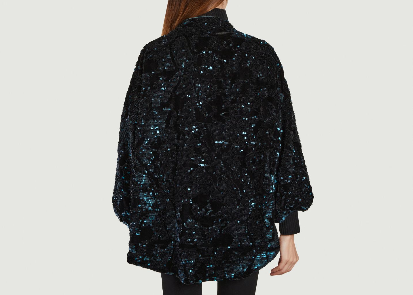 Veste oversize en velours à sequins Flash - Karma Koma