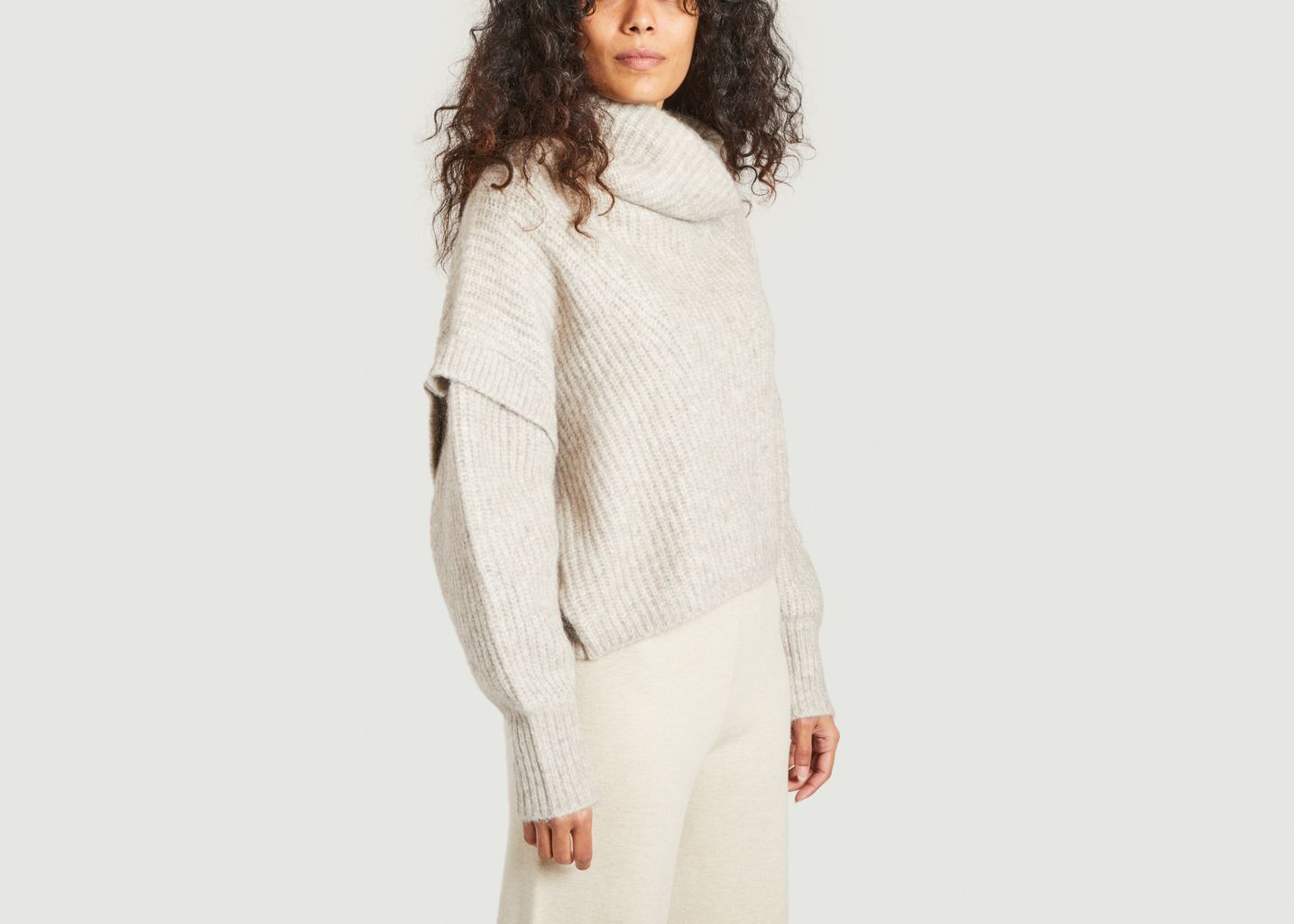 Pull oversize col montant Oki - Karma Koma