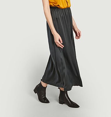 Sama silk long skirt