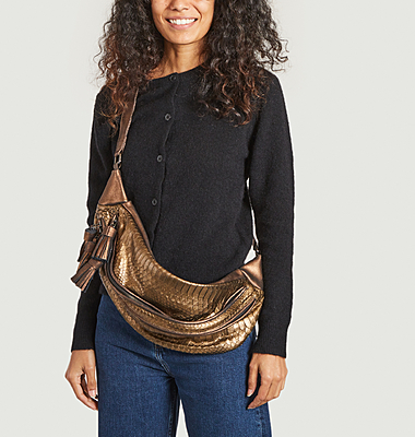 Sac en cuir de python Jenny Small