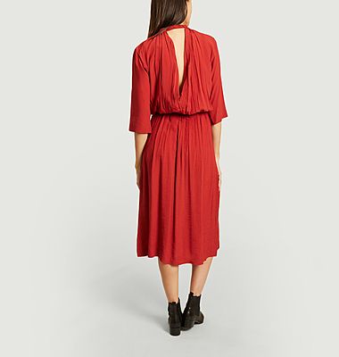 Piaf 3/4 sleeves long dress