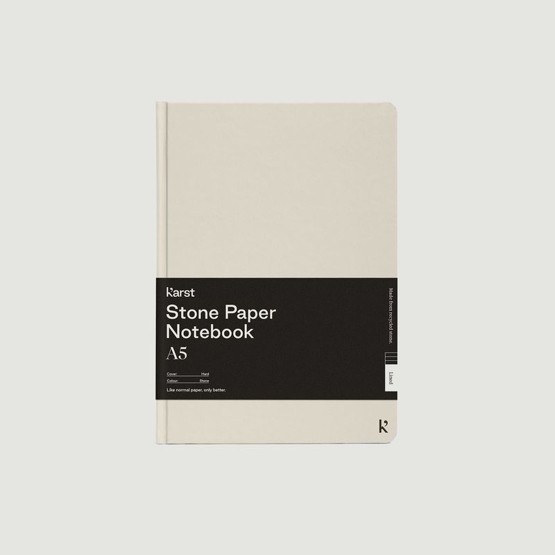 A5 Hardcover Notizbuch - Karst Stone Paper
