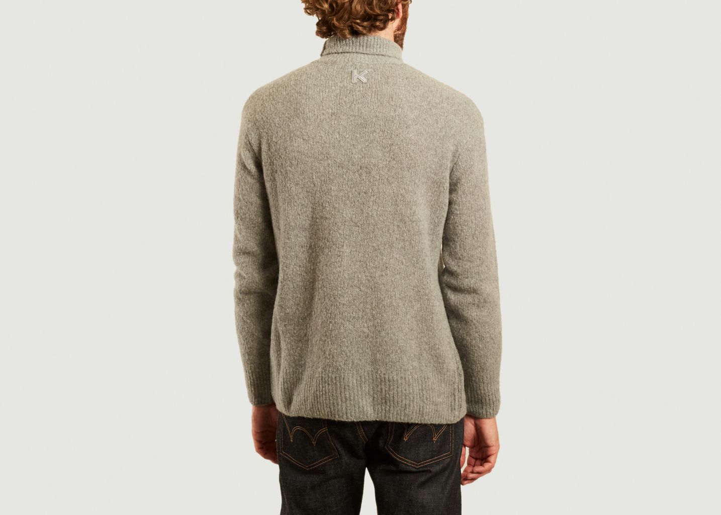 Pull col roulé logo K au dos - Kenzo