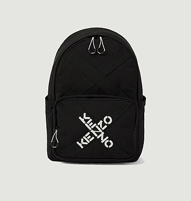 Logo canvas backpack