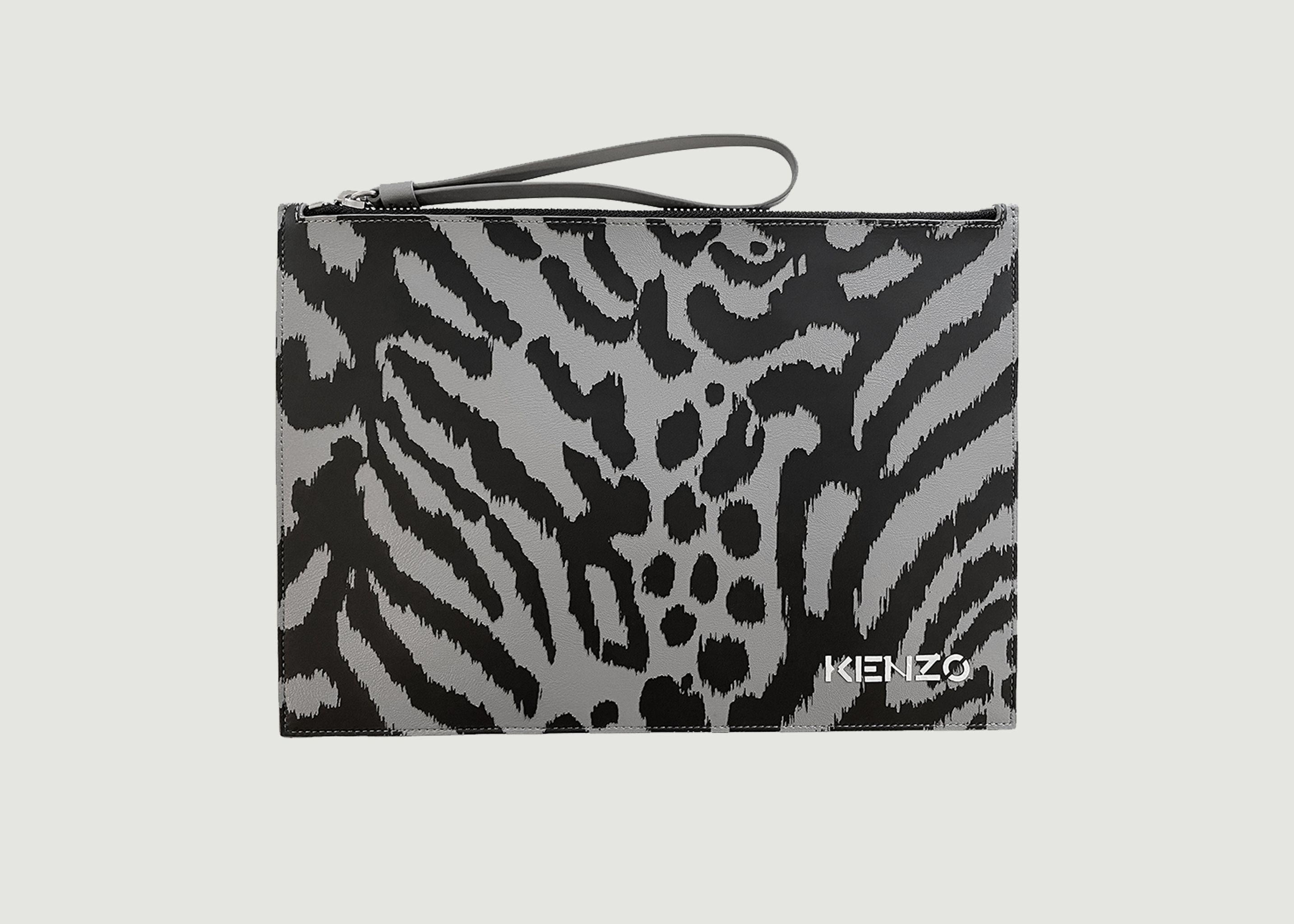 Kenzo x Kansai Yamamoto leopard pattern leather pouch - Kenzo