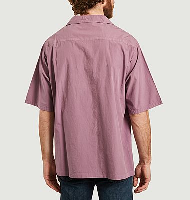 Casual short sleeves shirt with logo pocket