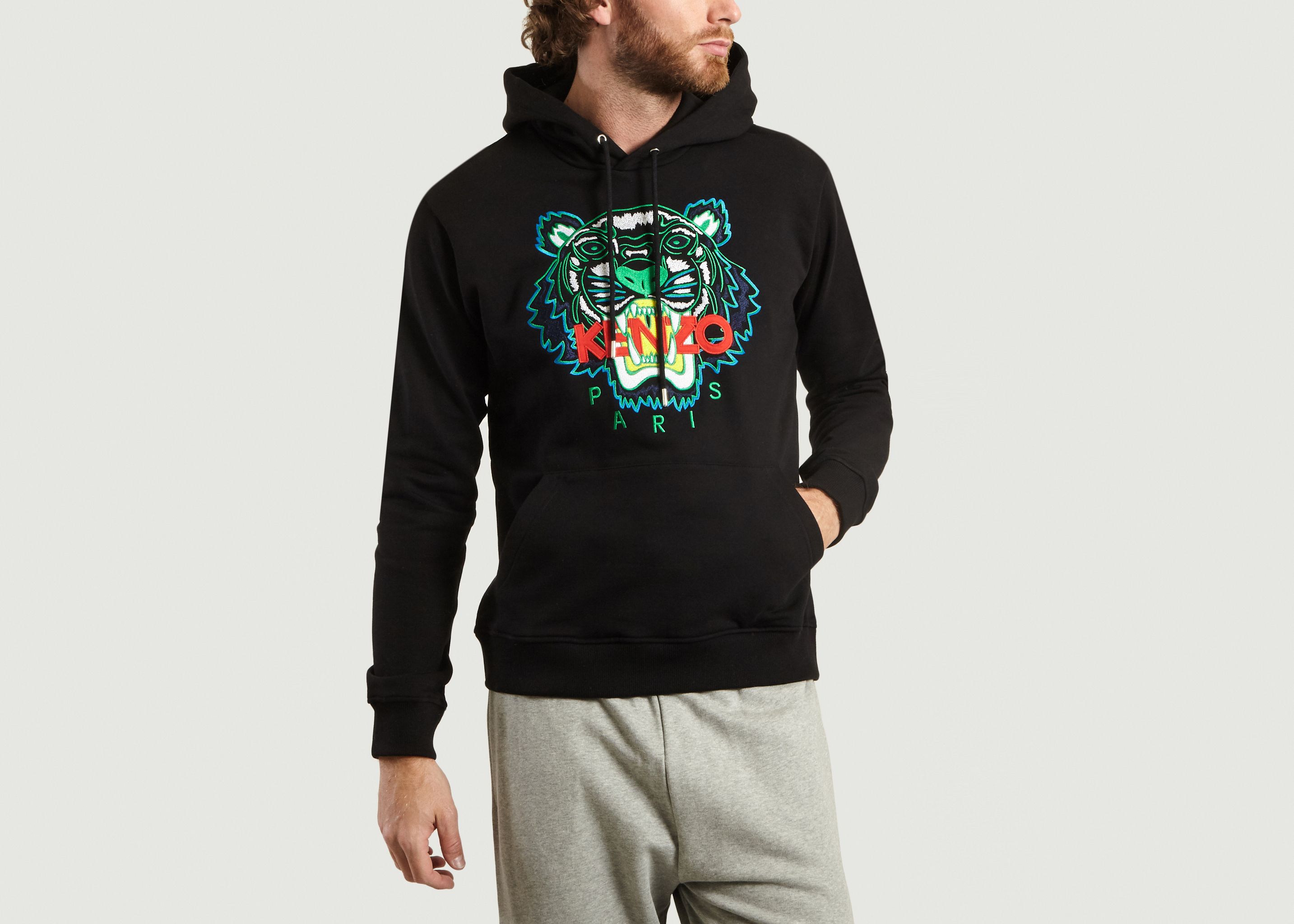 Sweatshirt à Capuche Tigre - Kenzo