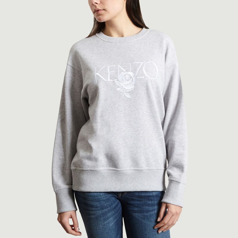 kenzo rose sweatshirt