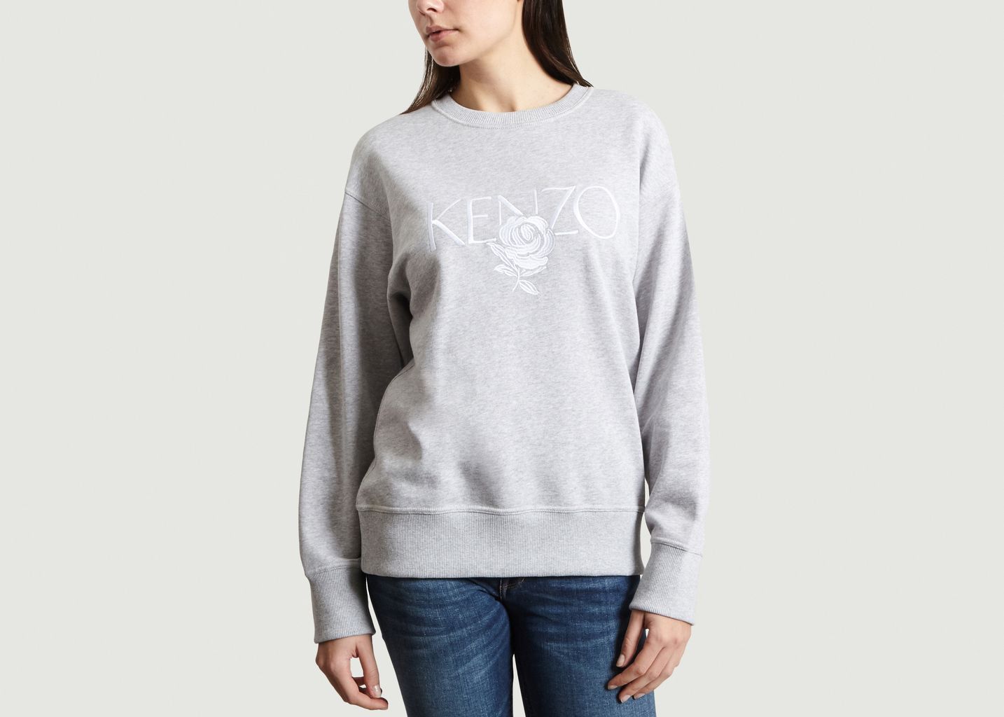 kenzo rose sweatshirt