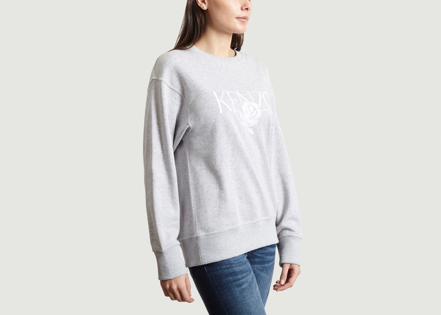 kenzo rose sweatshirt