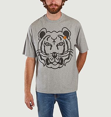 Tee-shirt oversize tête de tigre 