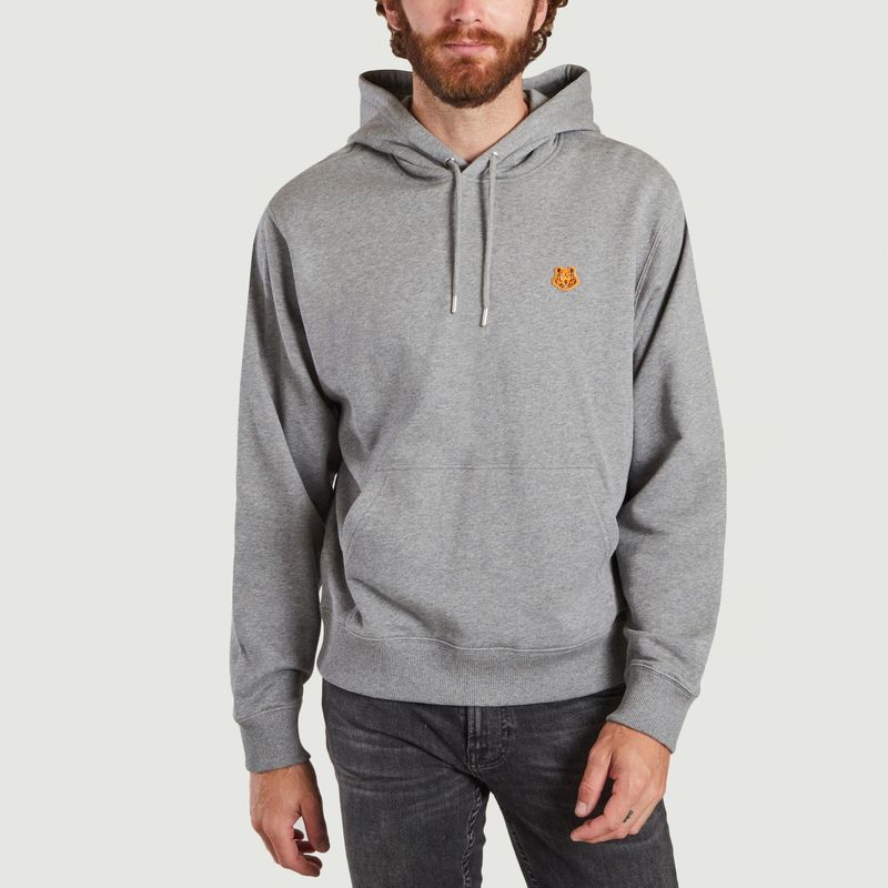 Tiger Crest Hoodie Grey Kenzo | L'Exception