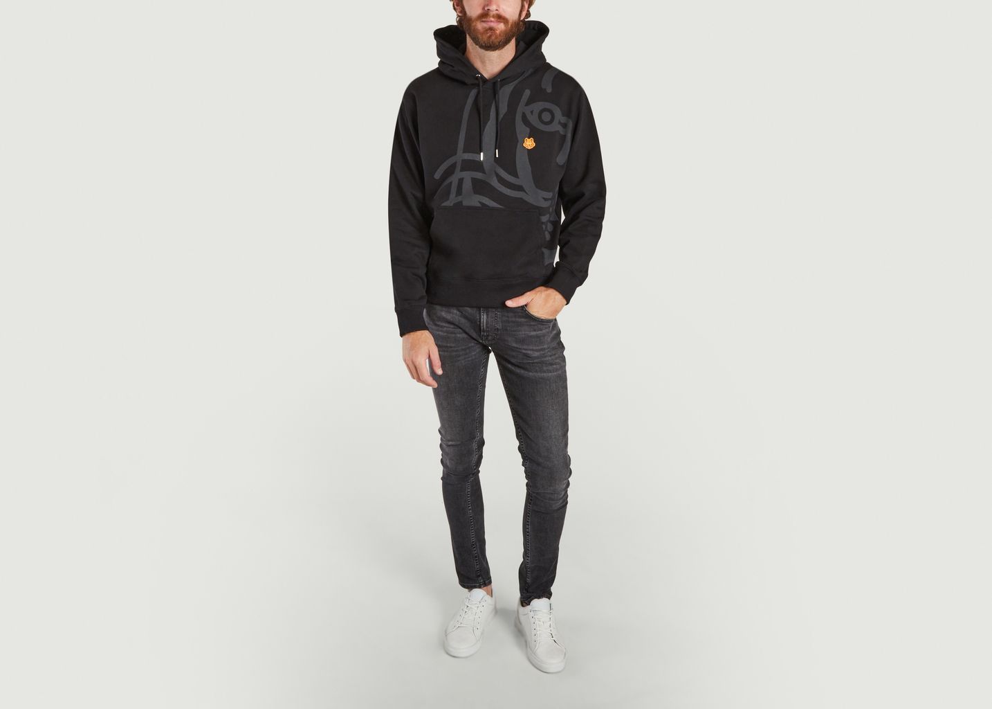 Sweatshirt à capuche K-Tiger - Kenzo