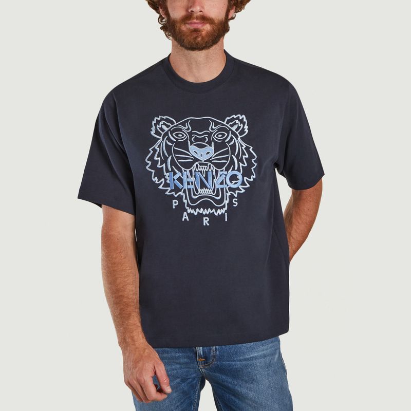 Sale Tiger Seasonal Skate T-shirt Navy 