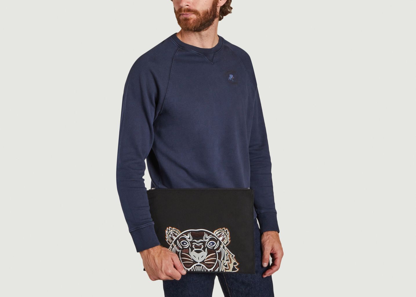 Porte-documents Kampus tigre en toile - Kenzo