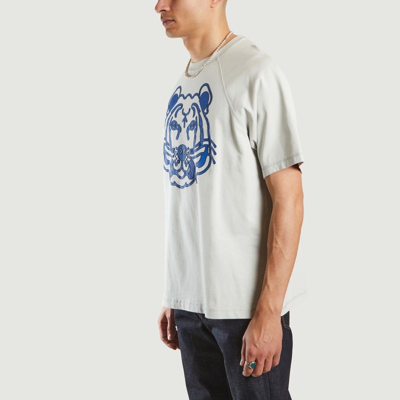 Oversize K-tiger T-shirt with raglan seams - Kenzo