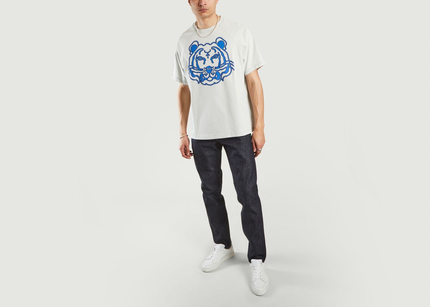 Oversize K-tiger T-shirt with raglan seams - Kenzo