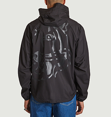Coupe-vent à capuche avec logo au dos K-Tiger