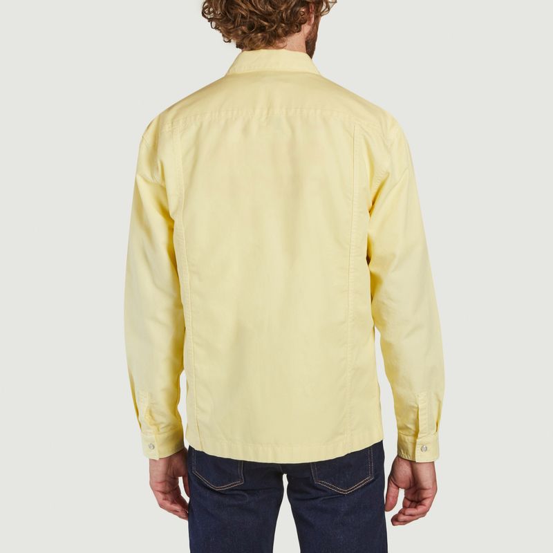 Cotton overshirt with logo pocket - Kenzo