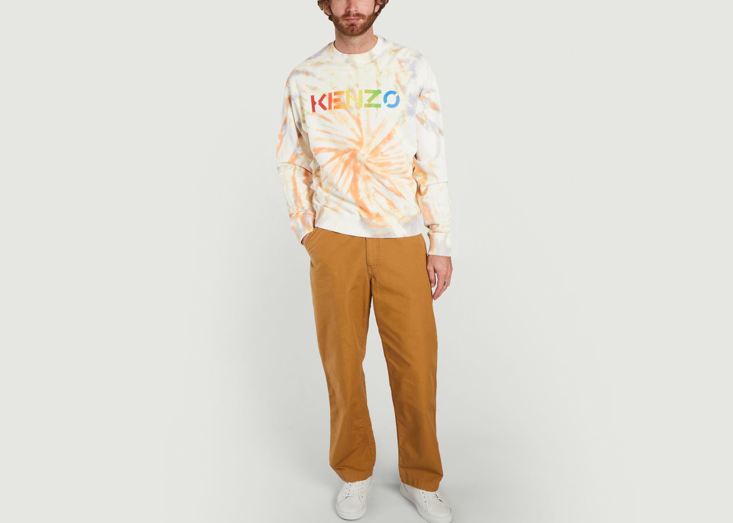 Sweatshirt with tie and dye print - Kenzo