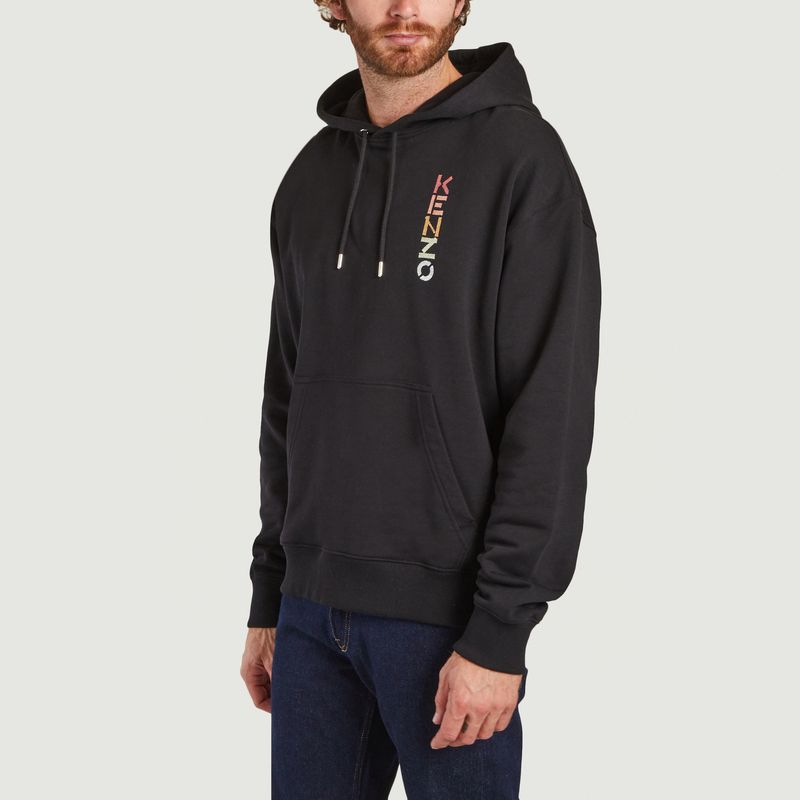 Oversized hoodie with logo Black Kenzo 