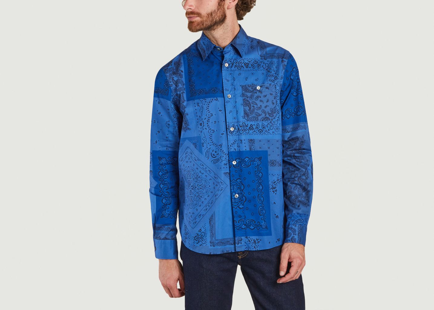 Cotton shirt with pattern - Kenzo