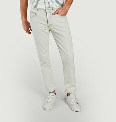 Tapered cropped jeans