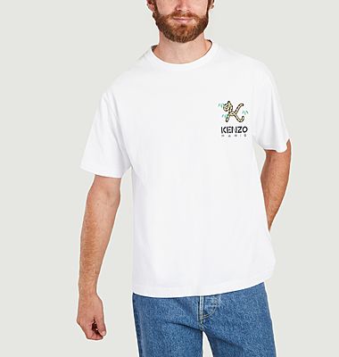 Oversize Tiger Tail K T-Shirt aus Baumwolle