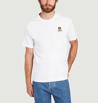 Boke Flower Crest T-Shirt aus Baumwolle