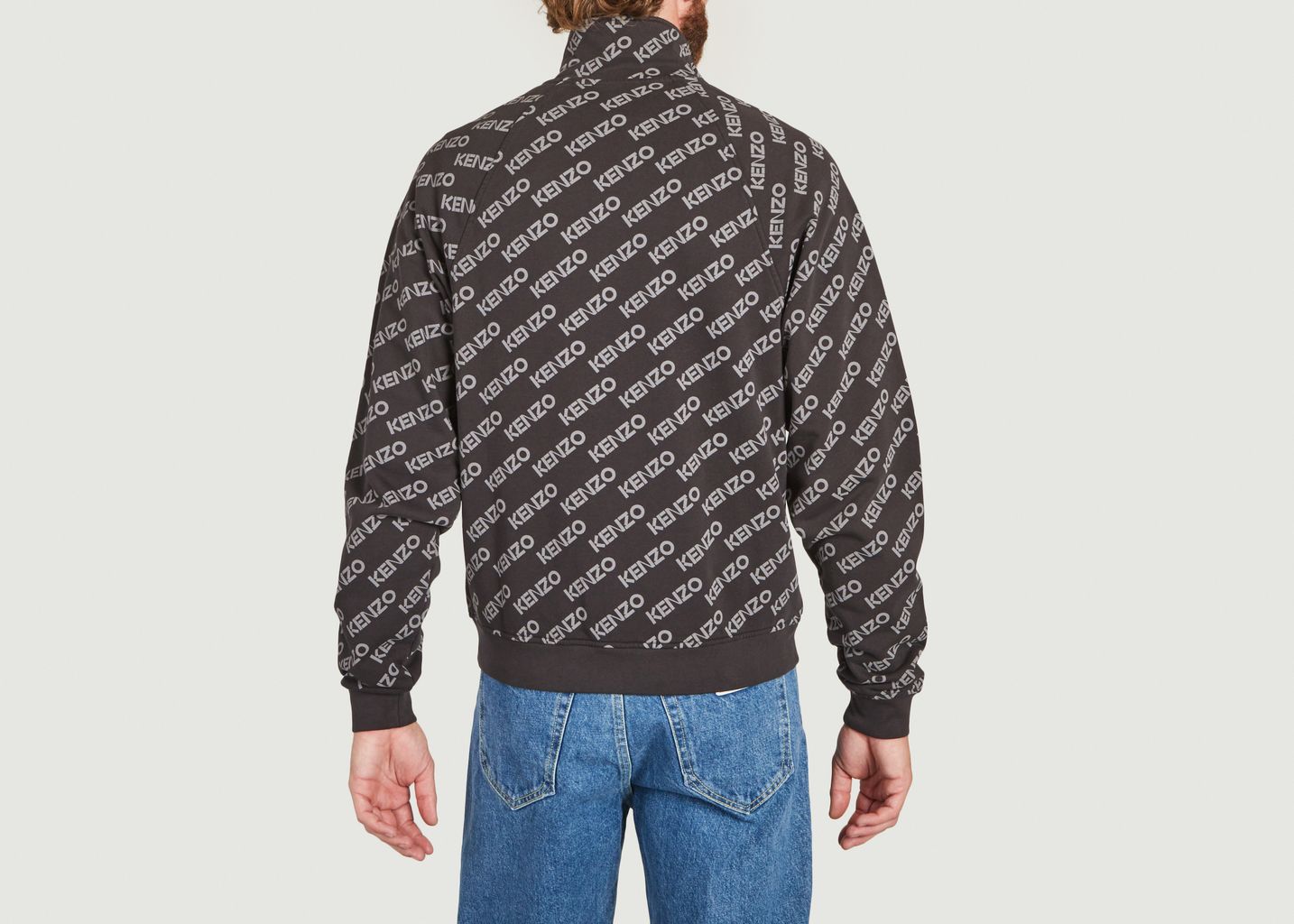 Jacke mit Monogramm-Muster aus Baumwolle - Kenzo